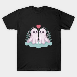 Cute Ghost Couple T-Shirt